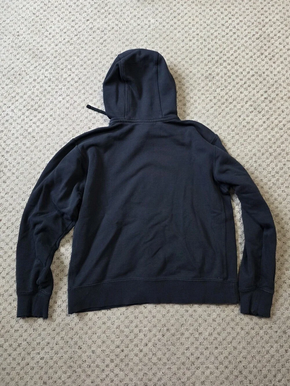 Nike Cropped Oversized Pullover Hoodie with Small Logo
